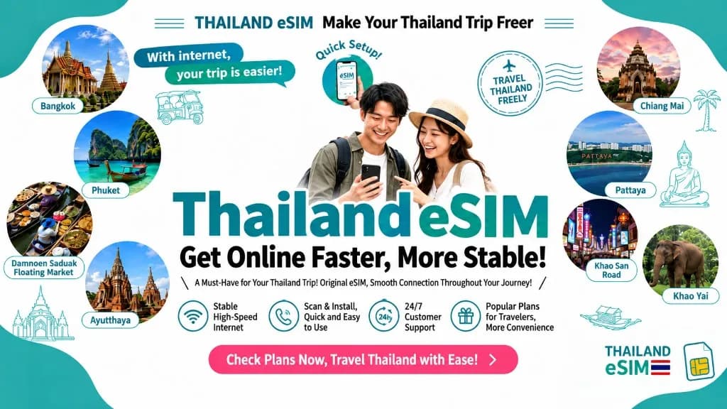 Thailand travel eSIM